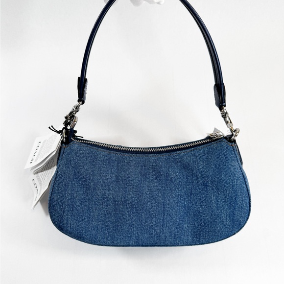 Coach Ashton Denim Shoulder Bag With Buckle Pockets – NWT - Picture 3 of 9